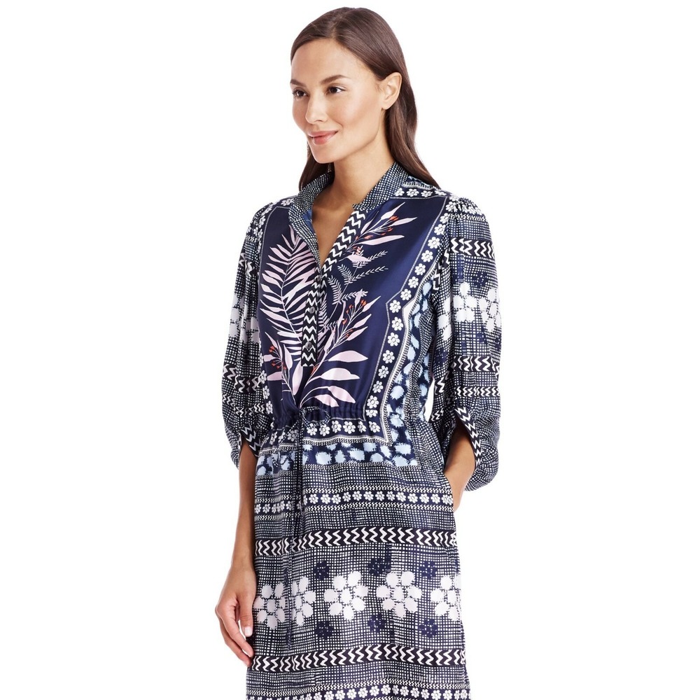 NWT Diane von Furstenberg DVF Chrystie Dress in Indigo Size 8 $468